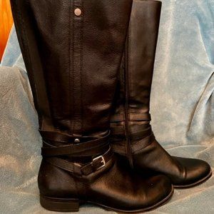 Naturalizer Knee High Riding Boots - wide calf